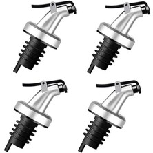 Sevimle Store 4 Adet Yağdanlık Tıpası Damlatmaz Şişe Ucu Dökme Ağızlığı Yağlık Sirkelik Sızdırmaz Kapaklı Tapa