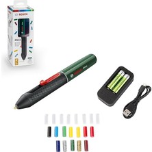 Sevimle Store Home And Garden Gluey Akülü Tutkal Tabancası, Evergreen (20 Tutkal Çubuğu, Yeşil, Karton Kutu)