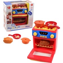 Sevimle Store Play At Home- Işıklı Sesli Fonksiyonlu Ocaklı Oyuncak Fırın Set