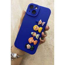 Boyraz Aksesuar iPhone 13–14 Uyumlu 3D Cartoon Tasarım Soft Silikon Kılıf (Renk Seçenekli)