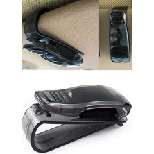 Sevimle Store Araç Içi Çok Amaçlı Gözlük Kartlık Kağıt Tutucu Klips, Araç Güneşliğine Takılan Klips Tutucu