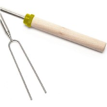 Sevimle Store Teleskobik Barbekü Çatalı Sarı, Dayanıklı Kamp Ekipmanları, Kamp Aksesuarları, Açık Hava Sporları, Doğa Sporları, Yürüyüş