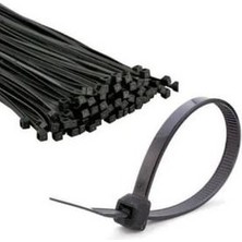 Mutlusan MTL062 129 136150 Kablo Bağı 3,6X150 Siyah 1 Paket 100 Adet