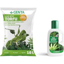 Sevimle Store Yeşil Yapraklı Bitki Bakım Seti - Yeşil Bitki Toprağı - Yeşil Bitki Besini