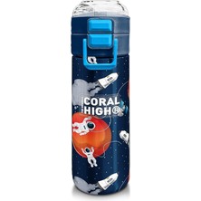 Sevimle Store High Çelik Matara Termos/suluk 31999-500ML, Lacivert Mavi Astronot - Erkek Çocuk