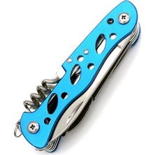 Sevimle Store Çok Amaçlı Isveç Outdoor Kamp Çakısı 111MM Büyük Boy - Paslanmaz Çelik Mavi