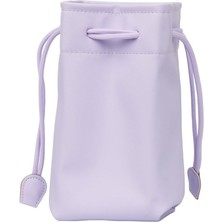 Sevimle Store Instax Mini 12 11 10 9 ve Tüm Instax Mini Makineler ile Uyumlu Büzgülü Kılıf Mor