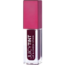 Sevimle Store Rose Juicy Tint Lip & Cheek Stain - 04 Berry Kiss - Likit Ruj & Allık