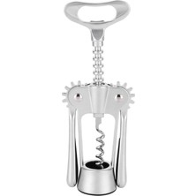 Sevimle Store Açacağı - Çok Işlevli Çinko Alaşım Kırmızı Şarap ve Bira Şişesi Açacağı, Tirbuşon Mantar Çektirme, Ev ve Bar Kullanımı Için Gümüş Renk