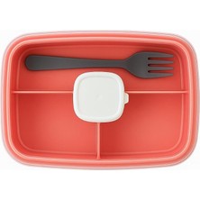 Sevimle Store Store Sızdırmaz Lunch Box – 3 Bölmeli Yemek Kabı | Öğle Yemeği Kutusu | Saklama Kabı | Bpa Içermez (Yavruağzı)