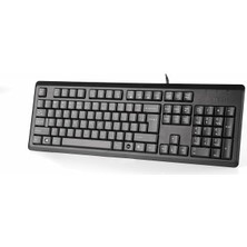 Sevimle Store Tech Kr-92 Q USB Türkçe Fn-Multimedya Siyah Klavye