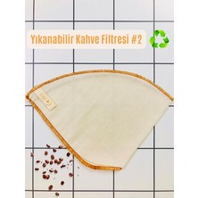 Sevimle Store Yoga And Food (2 Adet) Yıkanabilir, Kumaş, Organik Kahve Filtresi (No:2) AĞARTILMAMIŞ%100 Ham Pamuk - Ekolojik Filtre No:2