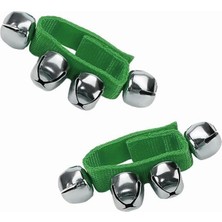 Sevimle Store ORF-PLT-04GR Örf Aletleri Ritim Seti Bilek Zili Yeşil (1 Çift)