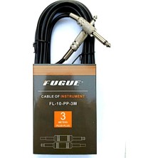 Sevimle Store Enstrüman Kablosu 3 Metre Gitar Kablo Fugue