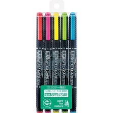 Sevimle Store Optex Care Wkcr1-5 C Floarasan Marker (10-Color Set)