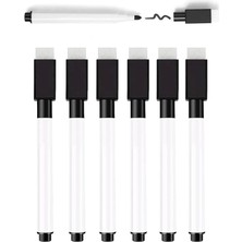 Sevimle Store Adet Siyah Mini Beyaz Tahta Kalemi Buzdolabı Mıknatıslı Magnet Kalemi Yazı Tahtası Kalemi Ofis,okul, Ev Için