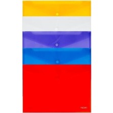 Sevimle Store 5 Renk A4 Çıtçıtlı Zarf Dosya