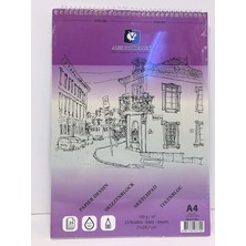Sevimle Store Schoeller Spiralli Çizim Defteri 180 G 25 Yaprak A4