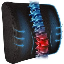 Sevimle Store Ortopedik Sırt Bel Minderi Ofis Sandalye Oturma Minderi Bel Destek Yastığı Sırt Minderi Sandalye Minderi