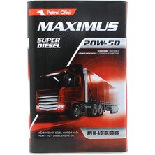 Sevimle Store Petrol Ofisi Maximus Super Diesel 20W/50 16 kg Dizel Motor Yağı