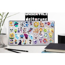 Sevimle Store Major Selection Undertale Sticker Telefon Laptop Notebook Tablet Defter Matara Stiker Etiket
