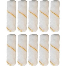 Sevimle Store Home 10 Adet Parmak Rulo Yedeği,boya ve Badana Için 10 cm Parmak Rulo Yedeği,boya Badana Fırçası