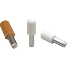 Sevimle Store Hırdavat Metal Başlı Raf Pimi 5mm 25 Adet Kahverengi