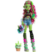 Sevimle Store Hıgh™ Venus Mcflytrap™ Bebek Evcil Hayvanı Chewlian ve Aksesuarlarıyla Monster High Venus Mcflytrap Bebek HRP81