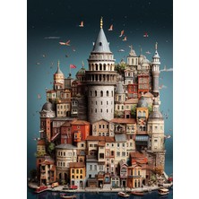 Sevimle Store Puzzle - Galata / 1000 Parça Puzzle, 1158
