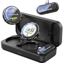 Sevimle Store Blinkme U2 Kablosuz Yaka Mikrofonu, Android Tip C Akıllı Telefon iPhone 15 Gürültü Engelleme, 8 Saat Pil, 100 M Iletim, Canlı Akış Video Kaydı Için Kablosuz Yaka Mikrofon