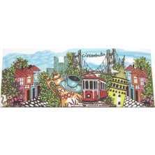 Tncline Istanbul Temalı Magnet Model 5 (Tunçline)