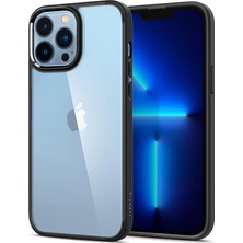 Sevimle Store iPhone 13 Pro Max ile Uyumlu Kılıf Ultra Hybrid Matte Black - ACS03205