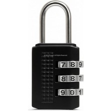 Sevimle Store Şifreli Mini Asma Kilit 5.5 cm Dayanıklı Çanta Valiz ve Dolap Kilidi Seyahat Için Güvenli Kullanım