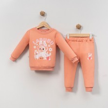 NEU KIDS Labubu Baskılı Kız Alt Üst Takım