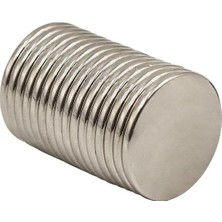 Sevimle Store Magneteksan Ø12X3 mm Neodyum Silindirik Mıknatıs - 10 Adet Set