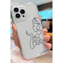 3gen Case Iphone 15 Pro Kılıf Desenli Şeffaf Silikon Kılıf Desen6