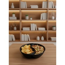 Lowell Home Siyah Çerezlik Kase Seti 4 Adet 3X12 cm - LO0029-605A63