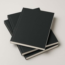 Sevimle Store Tanıtım Amerikan Ciltli, A5 Noktalı Not Defter, 64 Yaprak, 90 Gr. Ivory Kağıt, Ofis Için Ideal, Plan (Siyah Kapak)