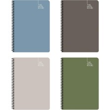 Sevimle Store Color 17X24 96 Yaprak Kareli Sert Kapak The Notebook Mn Defter