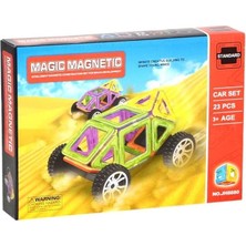 Sevimle Store Magic Magnetic Manyetik 23 Parça Araba Tekerli KZL-JH8880