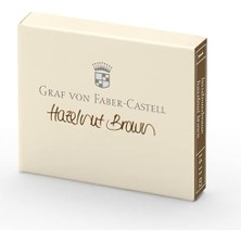 Sevimle Store Von Faber-Castell Dolma Kalem Kartuşu 6'lı Kahve