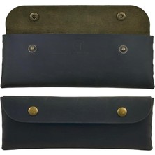 Sevimle Store Deri Kalemlik, El Yapımı Deri Küçük Kalem Kutusu – Iş, Ofis, Okul Aksesuar Tutucu, Klasik ve Minimal El Yapımı Tasarım Vintage Kalemlik