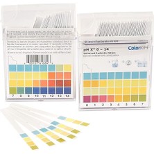 Sevimle Store | Phx 0-14 Test Kağıtları Yerli Üretim, Ph Turnisol Kağıdı Ph Metre Kutu Içerisinde 100 Adet Ölçüm Çubuğu