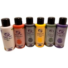 Sevimle Store Akrilik Boya Seti 6'lı 6X100 ml