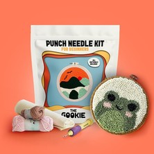 Sevimle Store Kiti Başlangıç Seviye Nakış Kiti Kumaşlı Zımba Iğne Alet Seti, Dikiş Iğneleri, Iplikler ve Çemberler