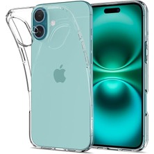 Sevimle Store iPhone 16 ile Uyumlu Ince Kılıf Liquid Crystal Sararma Karşıtı Duraclear Hava Kanalı Teknolojisi Askeri Sınıf Koruma Crystal Clear Şeffaf Kapak - ACS08190