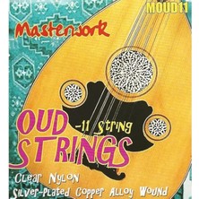 Sevimle Store Oud Strings MOUD11 Clear Nylon Silver Plated Copper Alloy Wound 11 String