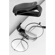 Sevimle Store Araç Gözlük Tutucu Araç Içi Güneşlik Klipsli Universal Gözlük Kart Tutma Aparatı