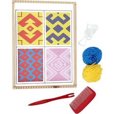 Sevimle Store Dokuma Tezgahı ve Seti – Ahşap Halı Dokuma Projesi