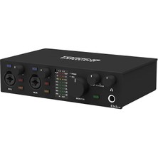 Sevimle Store Professional E2X2 Otg | Black Yüksek Kalite Usb-C Ses Kartı: 2-Giriş/2-Çıkış 24BIT/192KHZ, 8...600OHM Arası Kulaklıklara Kadar Kullanılabilir. (Pc/mac/ios/android)